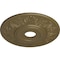 Ekena Millwork Vienna Ceiling Medallion (Fits Canopies up to 6 1/2"), 20"OD x 3 1/2"ID x 1 1/2"P, Mississippi Mud CM20VIMMF - alternate 4